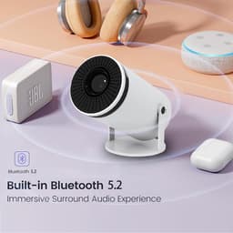 image-Home HD Projector Bluetooth Portable Mini 4K Mini Phone Y5S Home Theater Projector