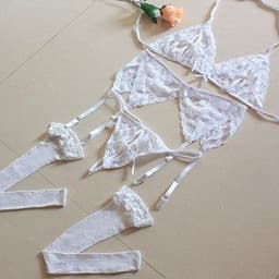 image-Ladies Sexy Bikini Lace Suit No Socks Sexy Lingerie