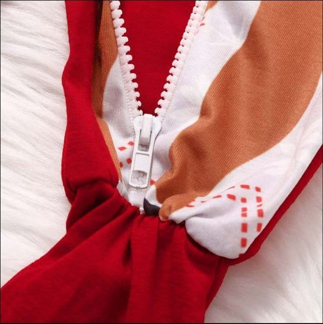 image-Outfits Christmas Family Matching Pajamas Men Womens Kids Baby Sleepwear Cute Fox Pattern Infant Romper Family Clothes Set
