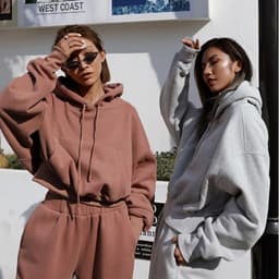 image-New Style Autumn And Winter Women's New Casual Hoodie Coat Sports Suit
