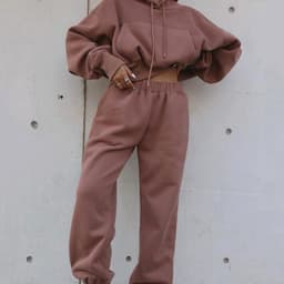 image-New Style Autumn And Winter Women's New Casual Hoodie Coat Sports Suit