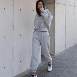 image-New Style Autumn And Winter Women's New Casual Hoodie Coat Sports Suit