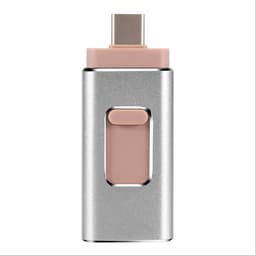 image-Compatible with Apple , Mobile Phone U Disk Dual-Use Four-In-One Otg Metal U Disk