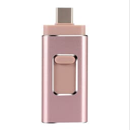 image-Compatible with Apple , Mobile Phone U Disk Dual-Use Four-In-One Otg Metal U Disk
