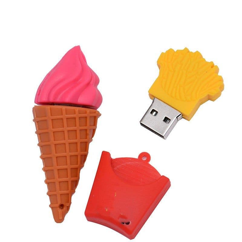 image-Cute Mini Ice Cream USB Stick Creative Personality