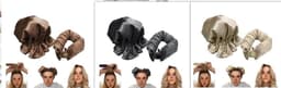 image-New Heatless Curl Stick With Cloth Cover Cute Ball Head Hair Curler Headband Hair Rollers Wave Form Curling Rod Hair Style Tools Gadgets