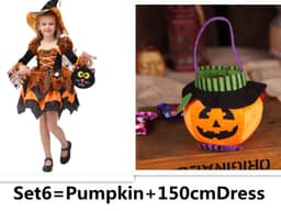 image-Halloween Children Costume Cosplay Witch Princess Dress