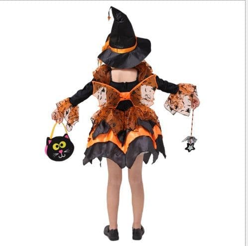 image-Halloween Children Costume Cosplay Witch Princess Dress