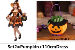image-Halloween Children Costume Cosplay Witch Princess Dress