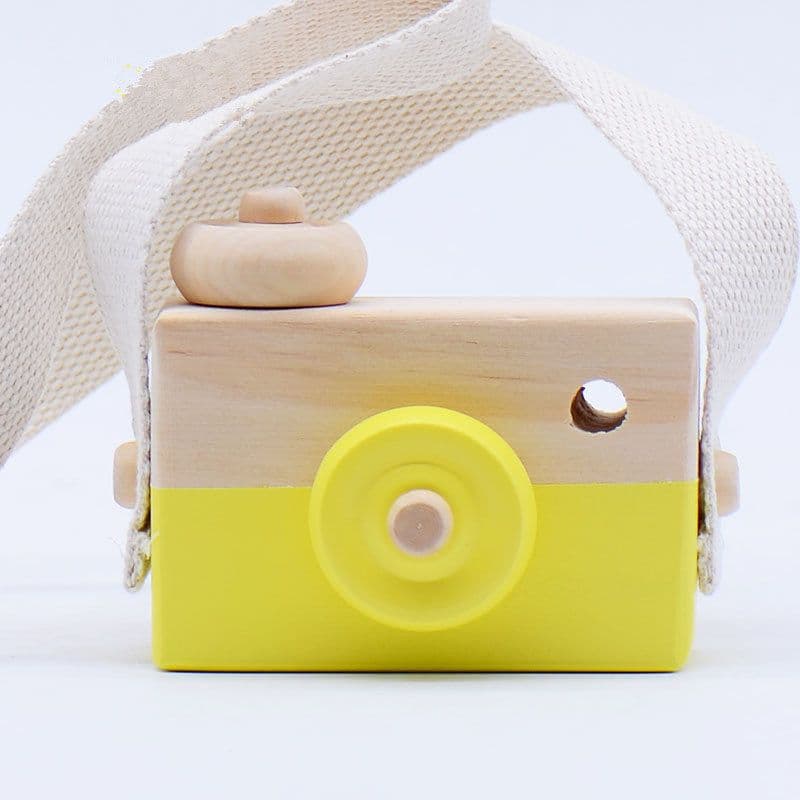 image-Cute Wooden Toys Camera Baby Kids