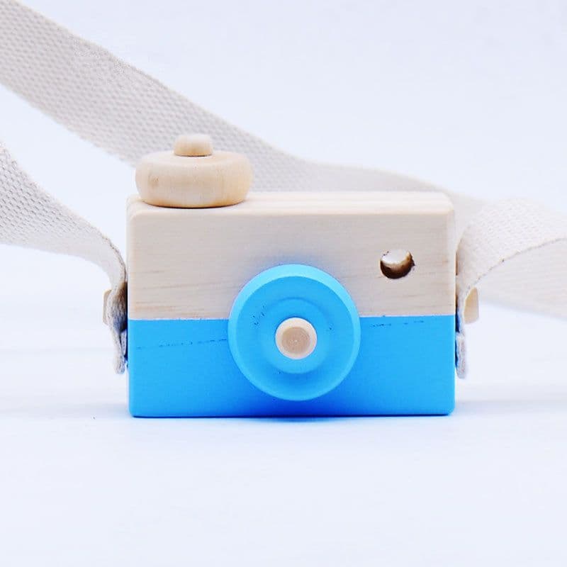 image-Cute Wooden Toys Camera Baby Kids