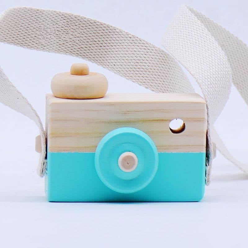 image-Cute Wooden Toys Camera Baby Kids