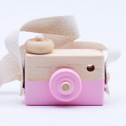 image-Cute Wooden Toys Camera Baby Kids
