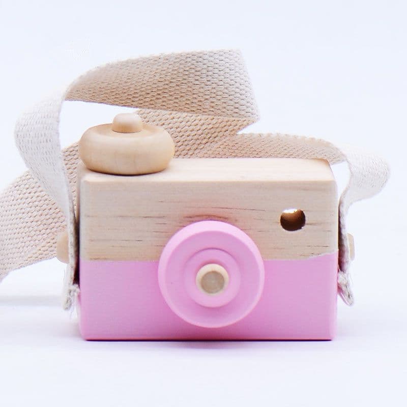 image-Cute Wooden Toys Camera Baby Kids