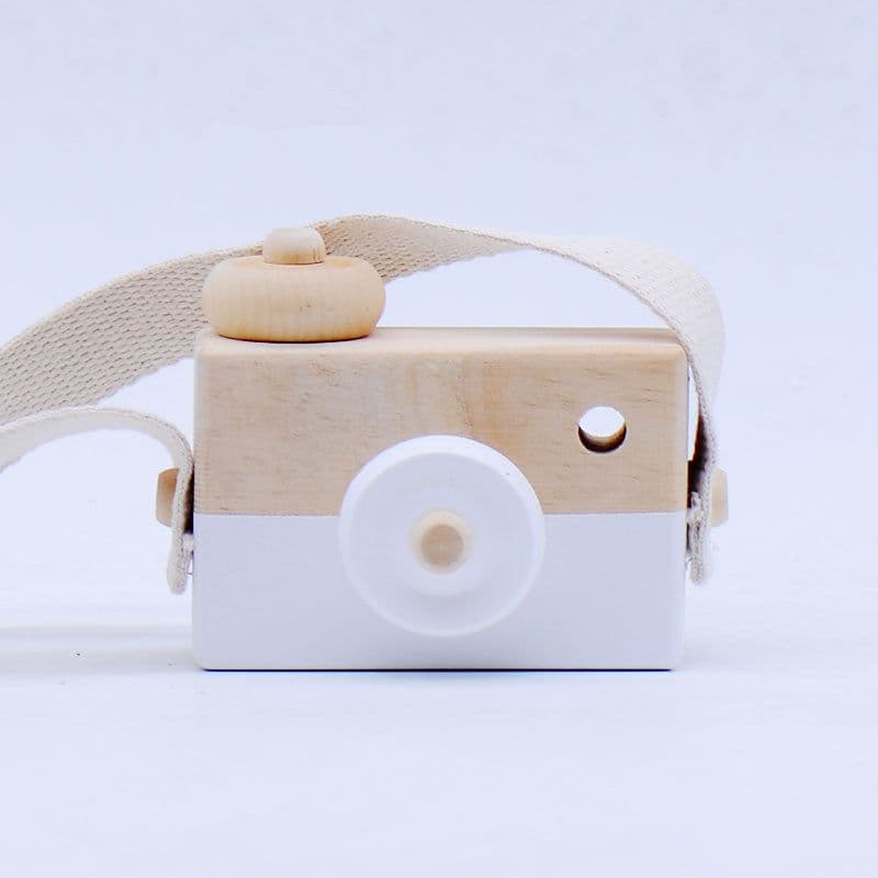 image-Cute Wooden Toys Camera Baby Kids