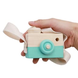image-Cute Wooden Camera Toys Baby Kid Hanging Photography Prop Decoration Educational Outdoor Activity Toy Children's Day Happy Gift