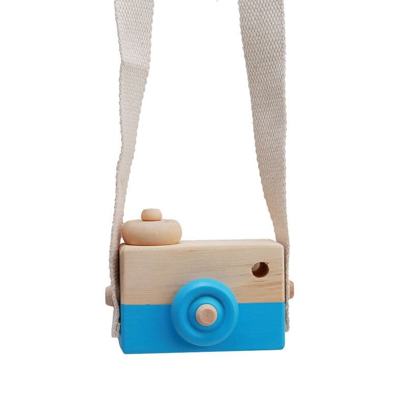 image-Cute Wooden Camera Toys Baby Kid Hanging Photography Prop Decoration Educational Outdoor Activity Toy Children's Day Happy Gift