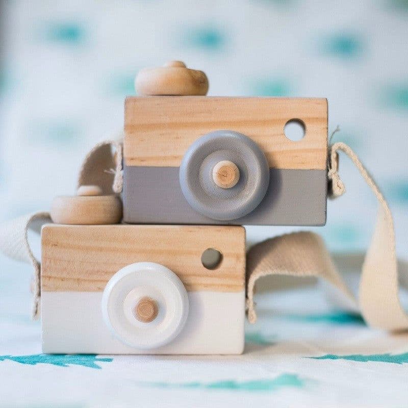 image-Cute Wooden Camera Toys Baby Kid Hanging Photography Prop Decoration Educational Outdoor Activity Toy Children's Day Happy Gift