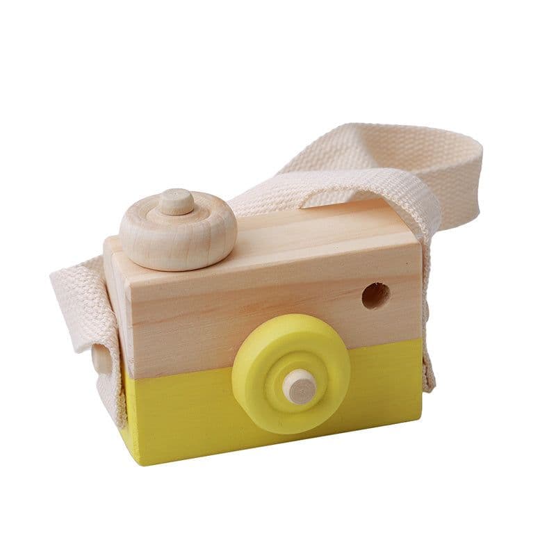 image-Cute Wooden Camera Toys Baby Kid Hanging Photography Prop Decoration Educational Outdoor Activity Toy Children's Day Happy Gift