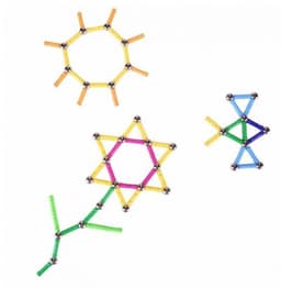 image-Large Magnet Toy Sticks & Metal Balls Magnetic Building Blocks Construction Toys For Baby Designer Educational Toy For Children