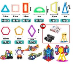 image-Magnetic piece building blocks change pulling magnetic piece children early education educational toy set magnetic piece