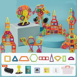 image-Magnetic piece building blocks change pulling magnetic piece children early education educational toy set magnetic piece