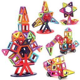 image-Magnetic piece building blocks change pulling magnetic piece children early education educational toy set magnetic piece
