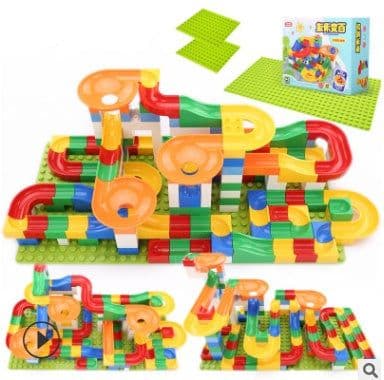 image-Children Large Particles Assembled Slide Puzzle Blocks Toys 3-10 Years Old Boy Toy