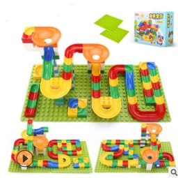 image-Children Large Particles Assembled Slide Puzzle Blocks Toys 3-10 Years Old Boy Toy