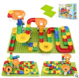 image-Children Large Particles Assembled Slide Puzzle Blocks Toys 3-10 Years Old Boy Toy