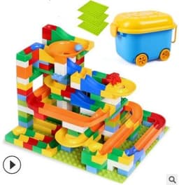 image-Children Large Particles Assembled Slide Puzzle Blocks Toys 3-10 Years Old Boy Toy