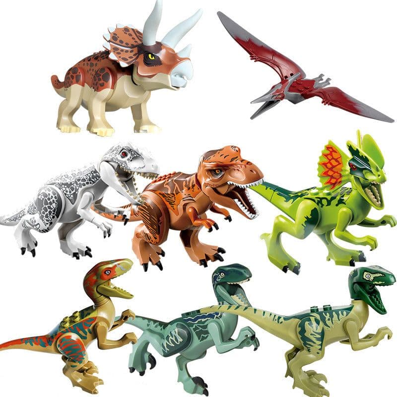 image-Building Blocks Mini Dinosaur Bricks Figures Kids Toys For Children