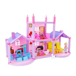 image-House Doll House Villa DIY Assembled House