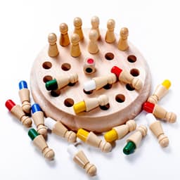 image-Children's Wooden Educational Toys Memory Chess Kid Early Education Toys