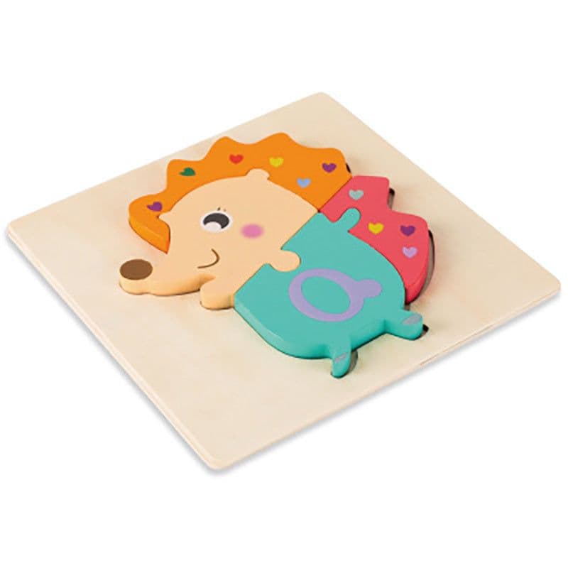 image-Cartoon three dimensional animal puzzle