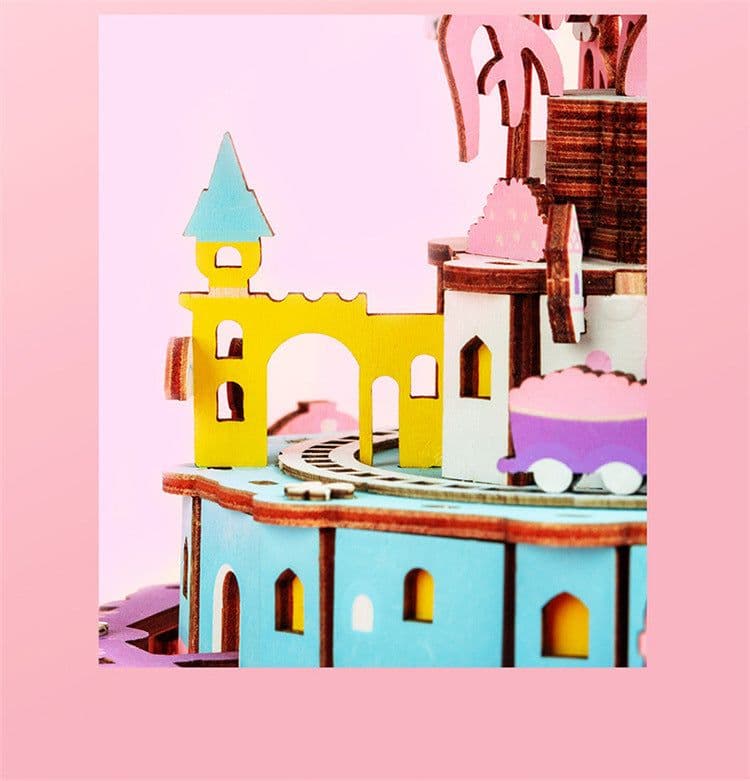 image-Robotime Holiday Gift 7 Kinds DIY 3D Puzzle Game Assembly Moveable Music Box Toy For Children Adult