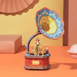 image-Robotime Holiday Gift 7 Kinds DIY 3D Puzzle Game Assembly Moveable Music Box Toy For Children Adult