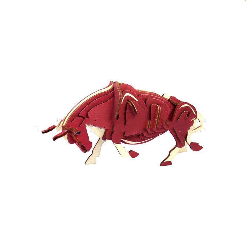 image-Rex Wooden 3D Puzzle Model Laser DIY Children's Puzzle Simulation Dinosaur Toys