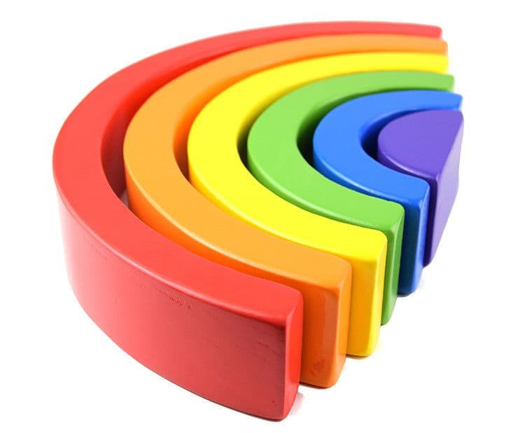 image-Arch bridge semicircle building blocks children toys
