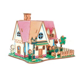 image-Wooden puzzle 3D three-dimensional puzzle DIY model
