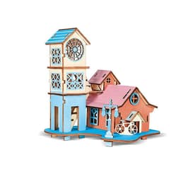 image-Wooden puzzle 3D three-dimensional puzzle DIY model