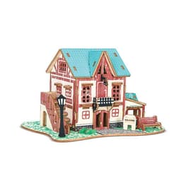 image-Wooden puzzle 3D three-dimensional puzzle DIY model