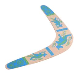 image-Wooden curved ruler V-shaped boomerang toy