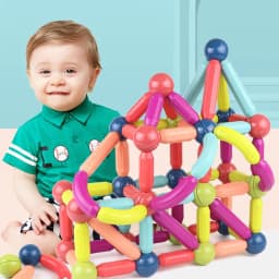 image-Baby Toys Magnetic Stick Building Blocks Game Magnets Children Set Kids Magnets For Children Magnetic Toy Bricks