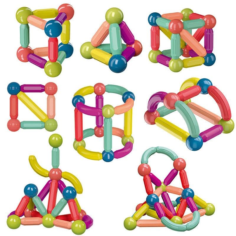 image-Baby Toys Magnetic Stick Building Blocks Game Magnets Children Set Kids Magnets For Children Magnetic Toy Bricks