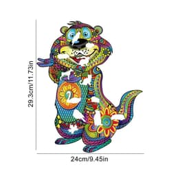 image-DIY Wooden Puzzles Animal Shaped The Best Christmas Gift Wooden Puzzles