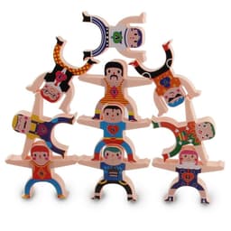 image-Multiplayer Cartoon Hercules Building Blocks Parent-child Interactive Toy Stacking High Game Balance Plastic Blocks