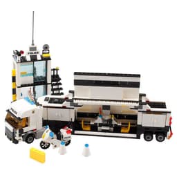 image-Classic Building Blocks Police Station Model Building Blocks DIY Building Toy Bricks Educational Toys