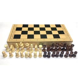 image-Chess Wooden Folding Magnetic Wooden Chess Pieces