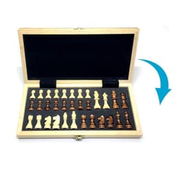 image-Chess Wooden Folding Magnetic Wooden Chess Pieces